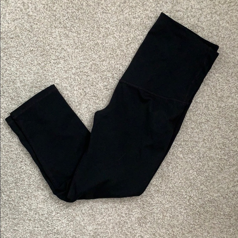 Maternity crop workout leggings